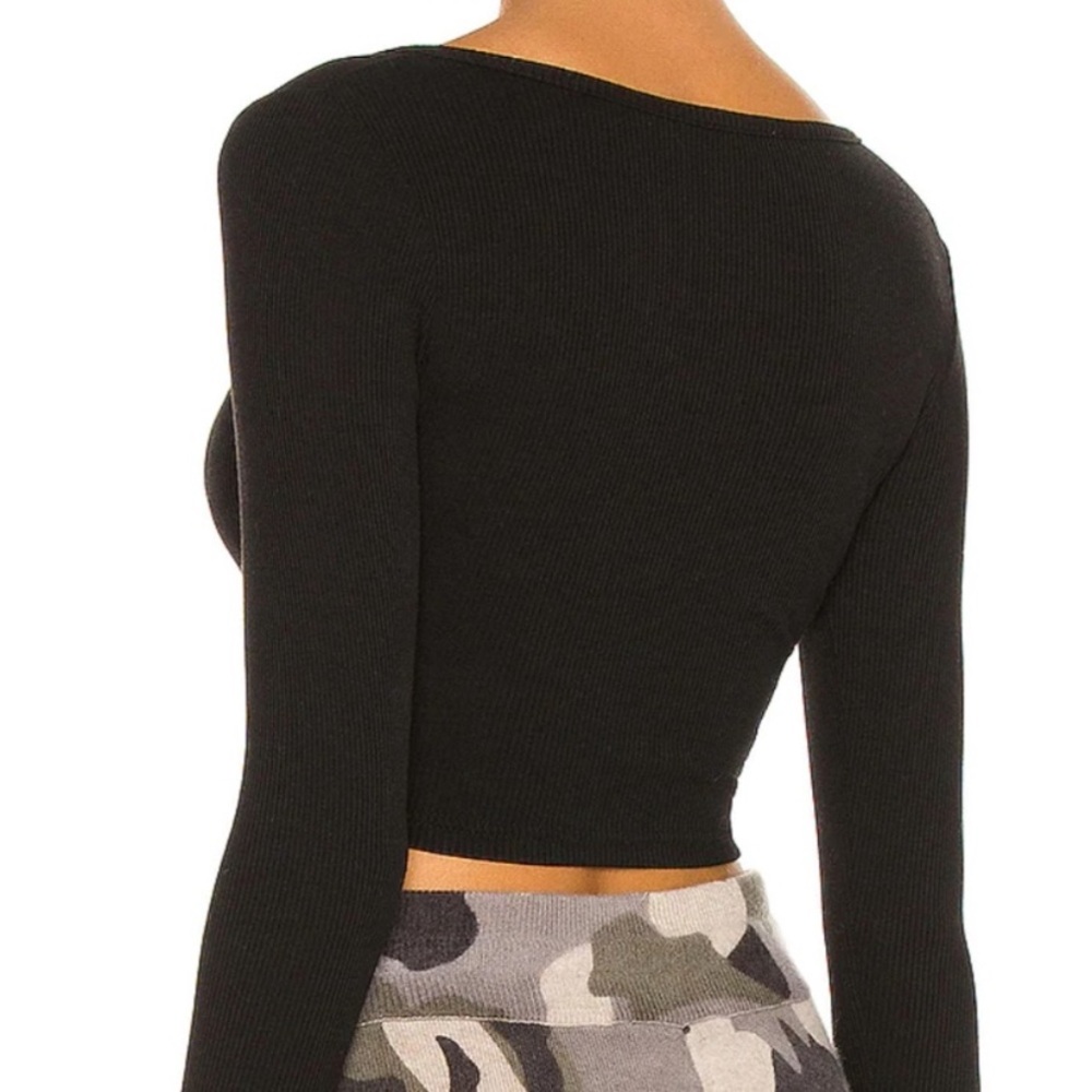 By Superdown Black Button Down Crew Neck! Wear Al… - image 5